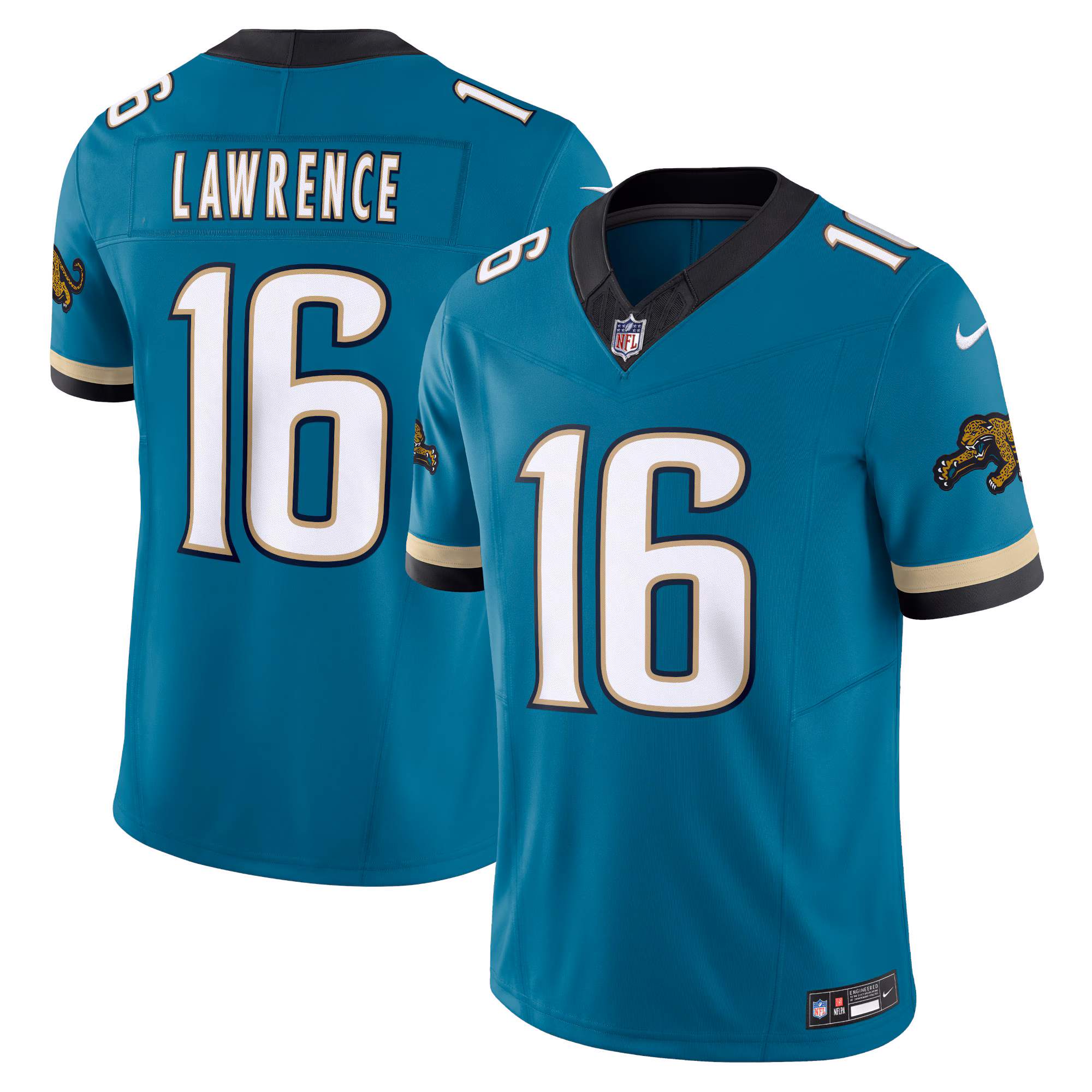 Trevor Lawrence #16 Jacksonville Jaguars Prowler Throwback Vapor F.U.S.E. Limited Jersey - Teal
