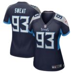 T'Vondre Sweat Tennessee Titans Women's Team Game Jersey -  Navy