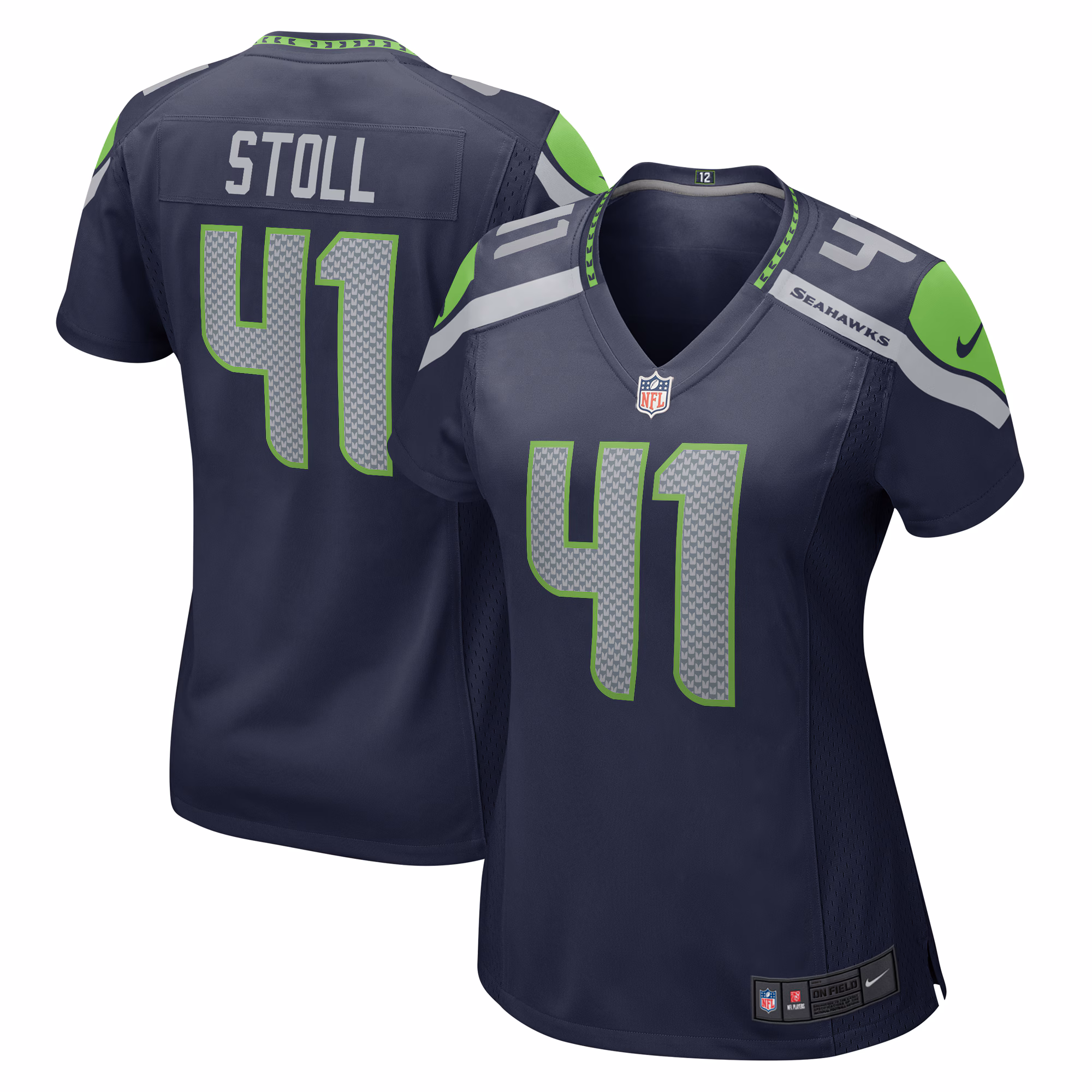 Chris Stoll Seattle Seahawks Women's  Game Jersey - College Navy