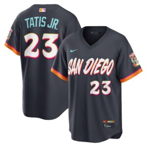 Fernando Tatis Jr. #23 San Diego Padres Obsidian 2026 City Connect Stadium Jersey