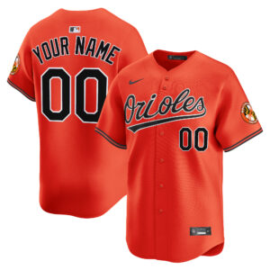 Custom #00 Baltimore Orioles Vapor Premier Limited Jersey - All Stitched