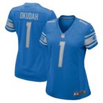Jeff Okudah Detroit Lions  Women's Game Jersey - Blue
