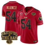 Fred Warner # 54 San Francisco 49ers Faithful To The Bay Patch Vapor Limited Jersey V8 - All Stitched