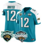 Travis Hunter #12 Jacksonville Jaguars JAX AFC South Division Champions Vapor Limited Throwback Jersey - All Stitched