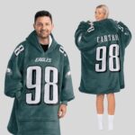 Adult 98 Philadelphia Football Unisex Blanket Hoodie