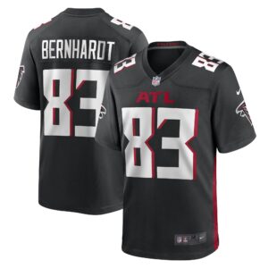 Jared Bernhardt Atlanta Falcons  Game Player Jersey - Black