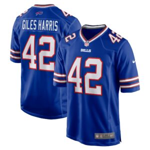 Joe Giles-Harris Buffalo Bills  Game Jersey - Royal