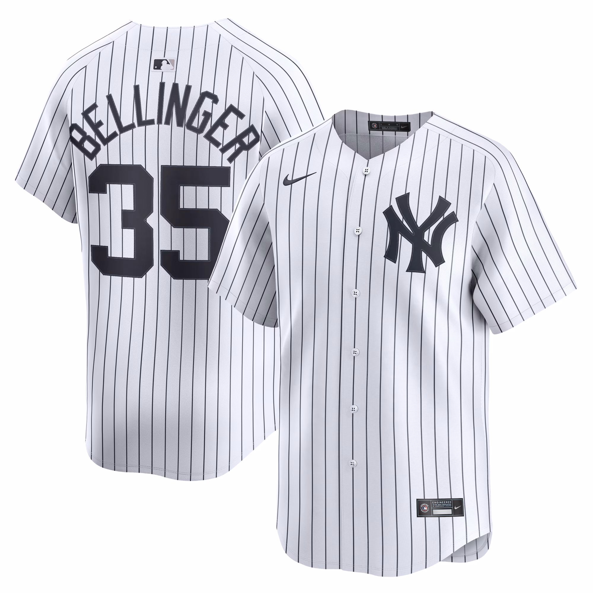 New York Yankees Cody Bellinger #35 White Home Limited Player Jersey