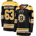 Brad Marchand Boston Bruins Women's Home Breakaway Jersey - Black