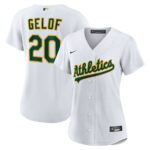 Women's Athletics Zack Gelof #20 White Home Replica Player Jersey
