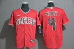 Men's Arizona Diamondback #4 Ketel Marte Red Stitched  Flex Base Jersey