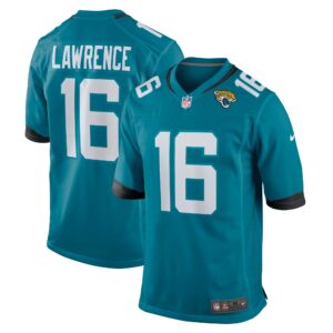 Trevor Lawrence Jacksonville Jaguars  Youth Game Jersey - Teal