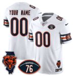 Chicago Bears CHI Honor Steve McMichael Custom Jersey - All Stitched