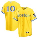Men's Boston Red Sox Trevor Story  Gold City Connect Replica Player Jersey