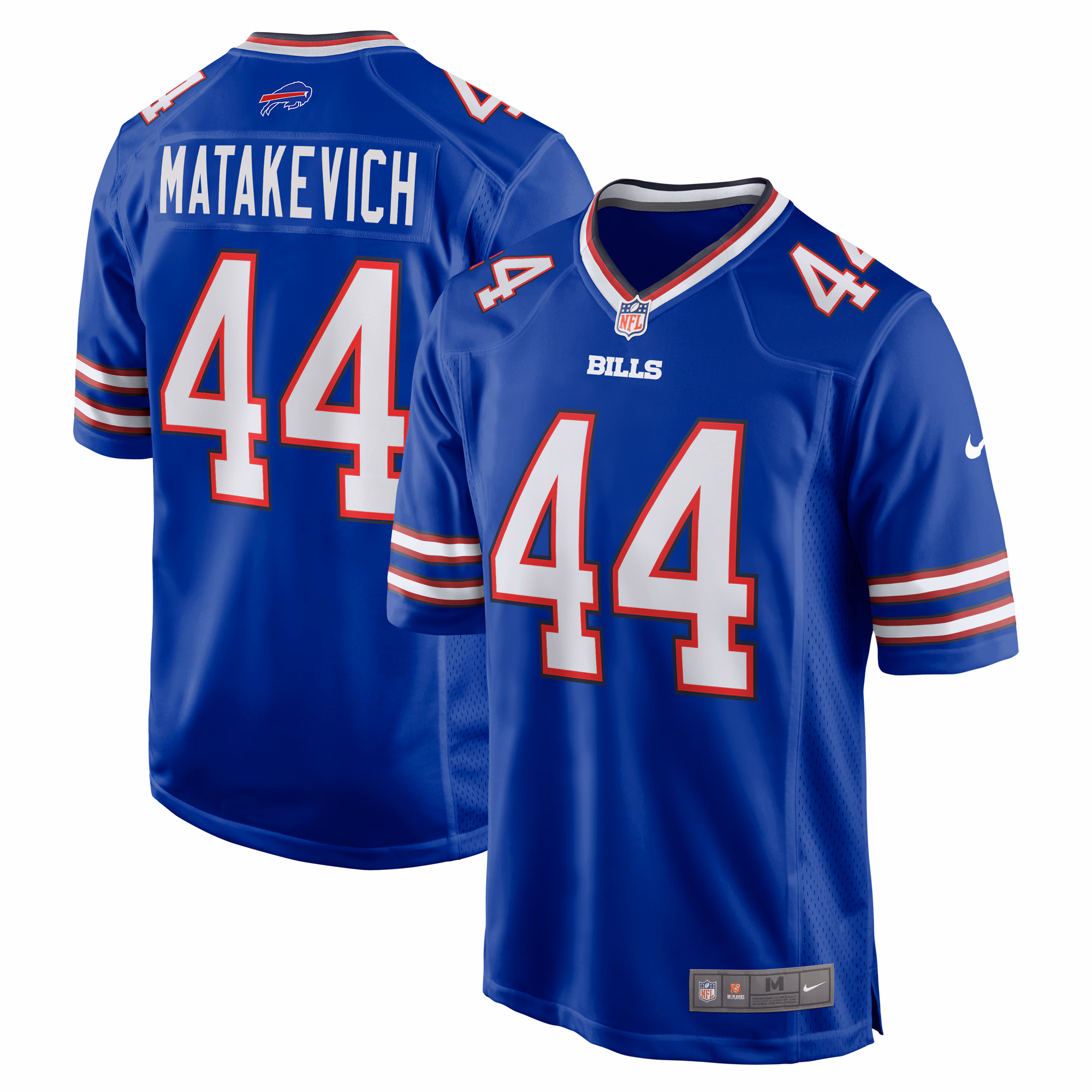 Tyler Matakevich Buffalo Bills  Game Jersey -  Royal