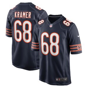 Doug Kramer Chicago Bears  Game Player Jersey - Navy