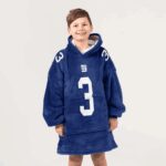 Kid R.W 3 New York G Football Unisex Blanket Hoodie