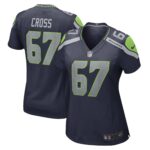 Charles Cross Seattle Seahawks  Women's Game Player Jersey - College Navy