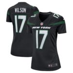 Garrett Wilson New York Jets  Women's Alternate Game Player Jersey - Stealth Black