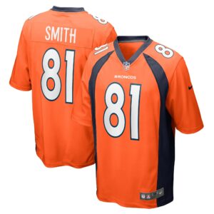 Tre'Quan Smith Denver Broncos  Game Jersey -  Orange