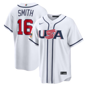 Will Smith #16 USA Baseball 2026 World Baseball Classic Home Stadium Jersey - White