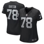 Jackson Barton Las Vegas Raiders  Women's Game Player Jersey - Black