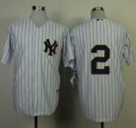 New York Yankees #2 Derek Jeter White Fashion Gold w/Commemorative Retirement Patch Stitched Jersey