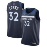 Karl-Anthony Towns Minnesota Timberwolves 2021/22 Diamond Swingman Jersey - Icon Edition - Navy
