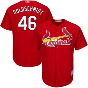 St. Louis Cardinals #46 Paul Goldschmidt Red New Cool Base Stitched Jersey