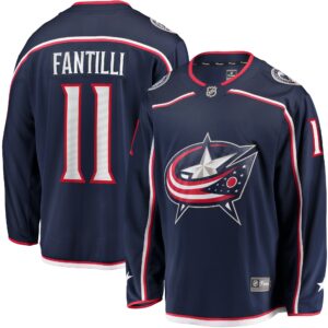 Adam Fantilli Columbus Blue Jackets Home Breakaway Player Jersey - Navy