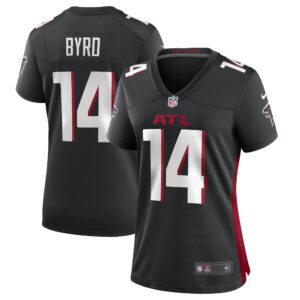 Damiere Byrd Atlanta Falcons  Women's Game Player Jersey - Black