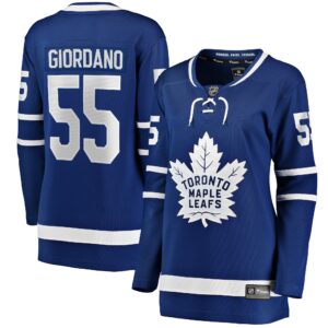 Mark Giordano Toronto Maple Leafs Women's Home Breakaway Player Jersey - Blue