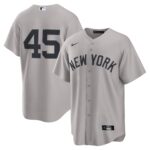 New York Yankees Gerrit Cole #45 Gray Road Replica Jersey