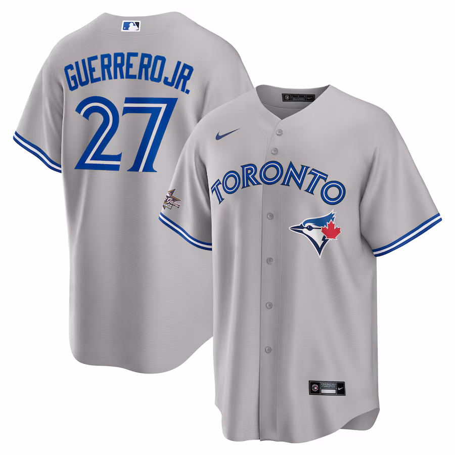 Vladimir Guerrero Jr. Toronto Blue Jays 2025 All-Star Game Road Replica Player Jersey - Gray