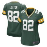 Jeff Cotton Green Bay Packers  Women's Home Game Player Jersey - Green