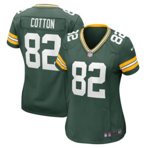 Jeff Cotton Green Bay Packers  Women's Home Game Player Jersey - Green