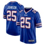 Ty Johnson Buffalo Bills Team Game Jersey - Royal