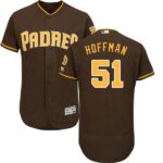 San Diego Padres #51 Trevor Hoffman Brown Flexbase Collection Stitched Jersey