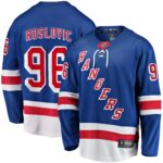 New York Rangers Jack Roslovic #96 Fanatics Blue Home Premier Breakaway Player Jersey