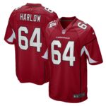 Sean Harlow Arizona Cardinals  Game Jersey - Cardinal
