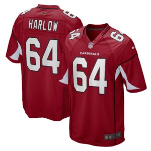 Sean Harlow Arizona Cardinals  Game Jersey - Cardinal