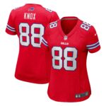 Dawson Knox Buffalo Bills  Women's Alternate Game Jersey - Red