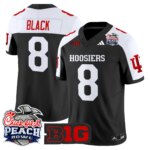 Kaelon Black #8 Ndiana Hoosiers IH 2026 Peach Bowl Vapor Limited Jersey - All Stitched