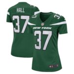 Bryce Hall New York Jets  Women's Game Jersey - Gotham Green