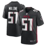 DeAngelo Malone #51 Atlanta Falcons Black Game Player Jersey