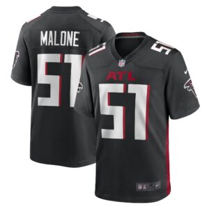 DeAngelo Malone #51 Atlanta Falcons Black Game Player Jersey