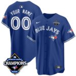 Custom Toronto Blue Jays 2025 American League Champions Jersey - All Stitched Royal