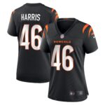 Clark Harris Cincinnati Bengals Women's  Game Jersey - Black