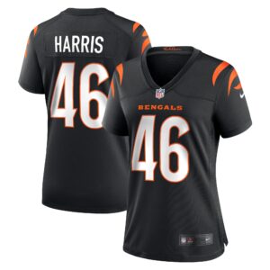 Clark Harris Cincinnati Bengals Women's  Game Jersey - Black