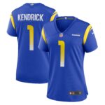Derion Kendrick Los Angeles Rams Women's Home Game Jersey - Royal